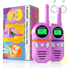 Kids Walkie Talkies 2 Pack Rechargeablefive Year Old Girl Gifts Walkie Talkies For Toddlers Age 35 Birthday Gifts For Girls