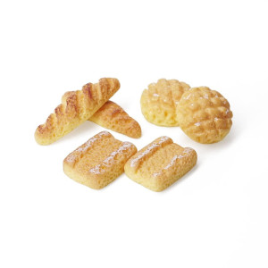 Odoria 112 Miniature Bread 6Pcs Dollhouse Decoration Accessories