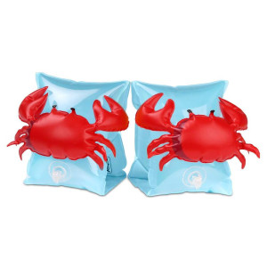 Seaich Arm Floaties Inflatable Arm Bands For Kids Crab Floats Arm Float Pattern