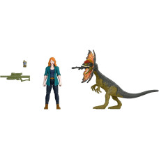 Jurassic World Dominion Claire And Diloposaurus Human And Dino Pack Figure With Accessories Parallel Import