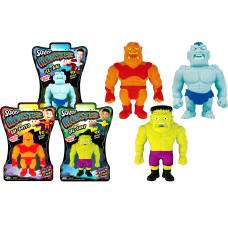 Jaru Stretchy Monster Toy 35 Tall 3 Monsters Assorted Halloween Action Figures Squish Pull Fidget Toy Stretching 400 His S