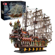 Mould King 13109 Pirates Ship Building Set The Queen Annes Revenge Large Pirate Ship Blocks Kit 3139 Pieces Moc Queen Annes