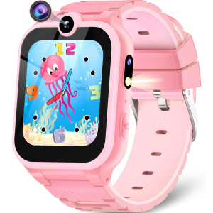 Mavrec Smart Watch For Kids Age 312 Touchscreen Kids Smart Watches Girls With 2 Cameras 18 Games Alarm 1224 Hr Video Music P