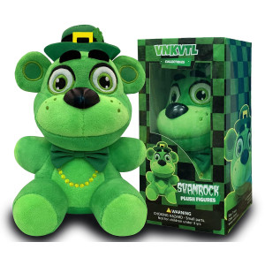 Vnkvtl Shamrock Freddy Plush Freddys Plushies Kids Toys Stuffed Animals Toy Freddy Plush Stuff Animals For Boys Plush