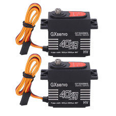 Keenso Digital Servo 2 Pcs Qy3240Mg High Speed Metal Gear 40Kg Large Digital Servo For Scx10 18110 Rc Car Robots