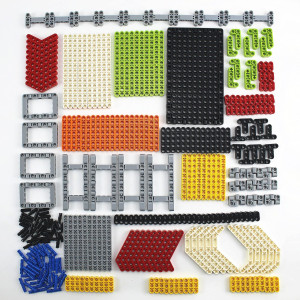 Ttlyhek Moc Parts Beams Pins Panel Connectors Bricks Sets Frame Liftarms Beams For Technical Car Parts Diy Stem Building Block T