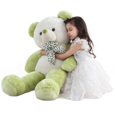 Zgxiong Big Teddy Bear Stuffed Animal Giant Teddy Bear 4 Feet Extra Large Stuffed Animals Green Teddy Bear Huge Plushies Stuffed