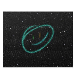 Smiley Face in Space Jigsaw Puzzle 500-Piece(D0102HSZ28U)