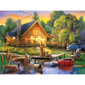 Roseart Puzzle Collector Guardians Of The Lake 1000 Piece Jigsaw Puzzle For Adults