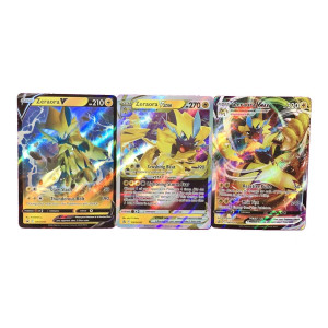 Zeraora V Vstar Vmax Pokmon 3 Card Set Swsh263 Swsh264 Swsh265 English