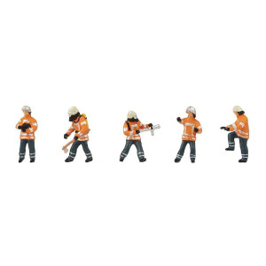 Faller 151680 Ho Scale Era Vi Firefighters Set 4 Pkg5