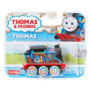 Thomas Friends Fisherprice Thomas Pushalong Metallic Toy Train Gift For Kids Ages 3 Hmc31