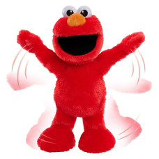 Sesame Street Elmo Slide Singing And Dancing 14Inch Plush Pretend Play Interactive Toy Kids Toys For Ages 2 Up By Just Play