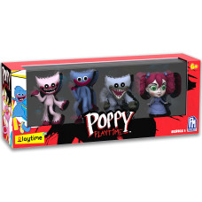 Poppy Playtime Vintage Collectible Figure Pack Four Exclusive Minifigures Series 1 Officially Licensed Fp7702