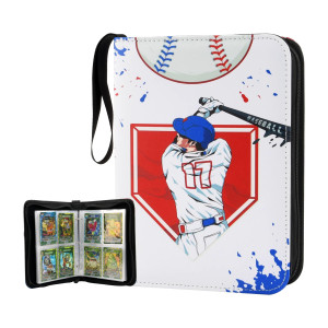 Miworky Card Binder For Game Cards 520 Trading Card Binder 8 Pockets Card Collector Album With Zipper 65 Pages Removable Slee