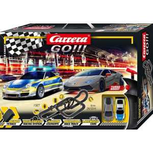 Carrera Go 62558 Super Chase Car Racing Track Specialist Track Basic Pack