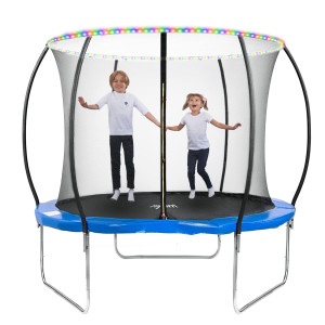 Joyberri Trampoline 8 Ft 10 Ft 12Ft 14 Ft Trampoline With Led Lights Kids Outdoor Recreational Trampoline For Kidsastmt