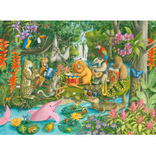 Ravensburger Rainforest River Band 100 Piece Xxl Jigsaw Puzzle For Kids 13367 Every Piece Is Unique Pieces Fit Together Per