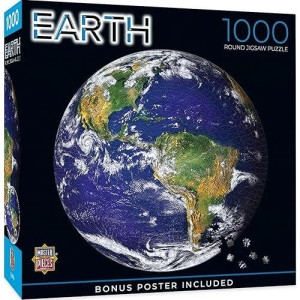 MasterPieces 1000 Piece Jigsaw Puzzle for Adults, Family, Or Kids - The Earth - 25x25