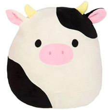 Squishmallows Official Kellytoy Plush Farm Squad Squishy Soft Toy Animals 8 Inch Connor Cow