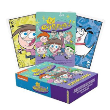 Aquarius Nickelodeon Fairly Odd Parents Playing Cards - Fairly Odd Parents Themed Deck Of Cards For Your Favorite Card Games - Officially Licensed Nickelodeon Merchandise & Collectibles