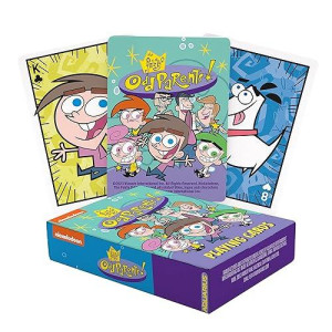 Aquarius Nickelodeon Fairly Odd Parents Playing Cards - Fairly Odd Parents Themed Deck Of Cards For Your Favorite Card Games - Officially Licensed Nickelodeon Merchandise & Collectibles