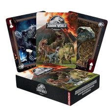 Aquarius Jurassic World Playing Cards - Jurassic World Themed Deck Of Cards For Your Favorite Card Games - Officially Licensed Jurassic World Merchandise & Collectibles