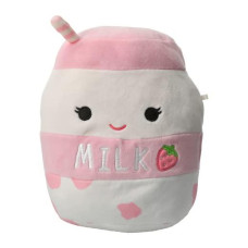 Squishmallows Kellytoy 2022 7 Strawberry Milk Includes Stickers Multicolor