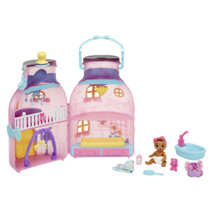 Baby Born Surprise Bottle House Playset With Exclusive Doll Discover 20 Surprises 2 Levels Of Play 6 Rooms To Explore For