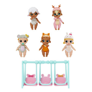 Baby Born Surprise Mini Babies Woodlandthemed Bundle Value Playset With 5 Collectible Mini Baby Dolls For Kids Ages 3 And Up