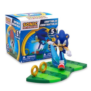 Just Toys Llc Sonic The Hedgehog Craftable Buildable Action Figure - Series 3