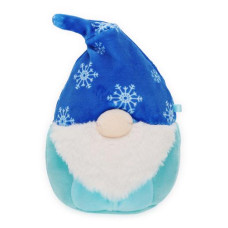 Squishmallows Kellytoy 2022 4 Channing The Blue Christmas Gnome Includes Stickers