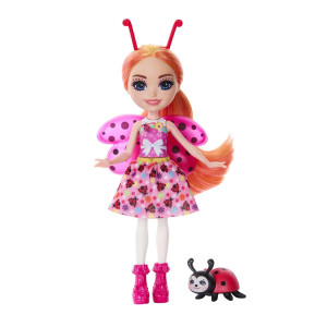 Enchantimals Ladybug And Bestie Doll With Ladybug Pet Toy 4 Years Mattel Hnt57