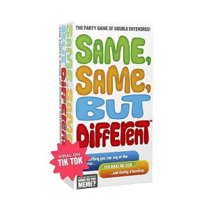 WHAT DO YOU MEME? Same Same But Different - The Party Game of Double Entendres - Adult Card Games for Game Night
