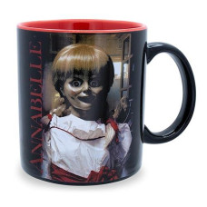 Silver Buffalo Annabelle The Conjuring Ceramic Mug | Coffee Cup For Espresso, Tea | Holds 20 Ounces