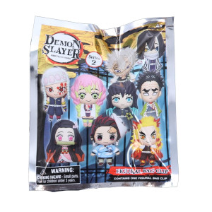 Monogram International Demon Slayer Series 2 3D Foam Bag Clip One Random