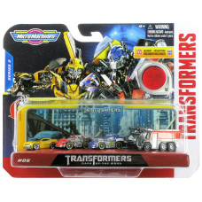 Micro Machines Transformers Series 206 Dark Of The Moon Bumblebee Leadfoot Topspin Sentinel Prime