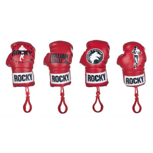 Posh Paws 7579 Officially Licensed Rocky Balboa Boxing Glove Plush Soft Toy Bag Clipsplease Note Bagclips Selected At Random