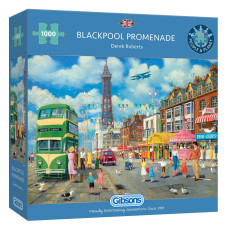 Puzzle By Gibsons 1000 Blackpool Promenade 1000 Piece Puzzles For Kids And Adults Ages 12