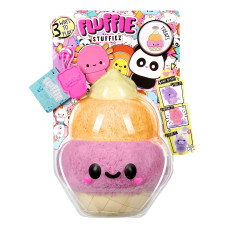 Fluffie Stuffiez Ice Cream Small Collectible Feature Plush Surprise Reveal Unboxing With Huggable Asmr Fidget Diy Fur Pulling