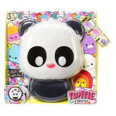 Fluffie Stuffiez Panda Large Collectible Feature Plush 11 Surprise Reveal Unboxing With Huggable Asmr Fidget Diy Fur Pulling