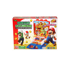 Epoch Games Super Mario Lucky Coin Game Tabletop Skill And Action Game For 12 Players Collect Coins Win Prizes And Have F