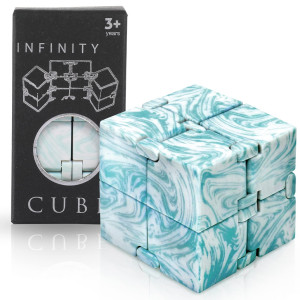 Small Fish Infinity Cube Sensory Fidget Toy Sensory Tool Edc Fidgeting Game For Kids And Adults Cool Mini Gadget Best For Stre