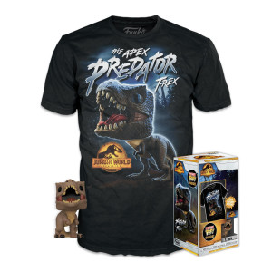 Funko Pocket Pop Tee Arcadia Trex Medium Jurassic World Tshirt Clothes With Collectable Vinyl Minifigure Gift I