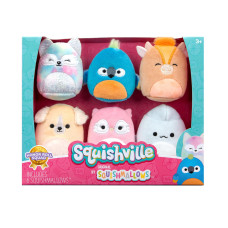 Squishville By Original Squishmallows Honor Roll Squad Plush Six 2Inch Squishmallows Plush Including Stevon Tenise Nassim