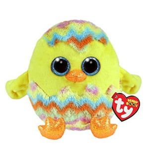 Ty Beanie Boo corwin - colorful Easter chick in Egg - 6