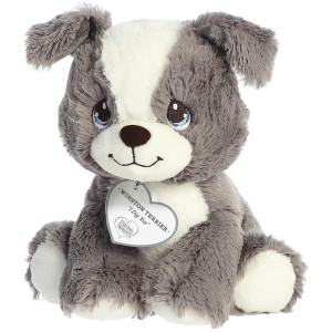 Aurora Inspirational Precious Moments Winston Terrier Stuffed Animal Cherished Memories Enduring Comfort Gray 85 Inches