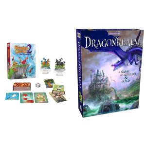 Gamewright Sleeping Queens 2 The Rescue Dragonrealm A Strategy Card And Dice Game Of Goblins Gold