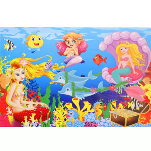 Lelemon Puzzles For Kids Ages 48Mermaid 100 Piece Puzzles For Kidseducational Kids Puzzles Ages 68 Jigsaw Puzzles In A Metal