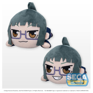 Sega Nesoberi Laydown Jujutsu Kaisen Sp Plush Maki Zenin